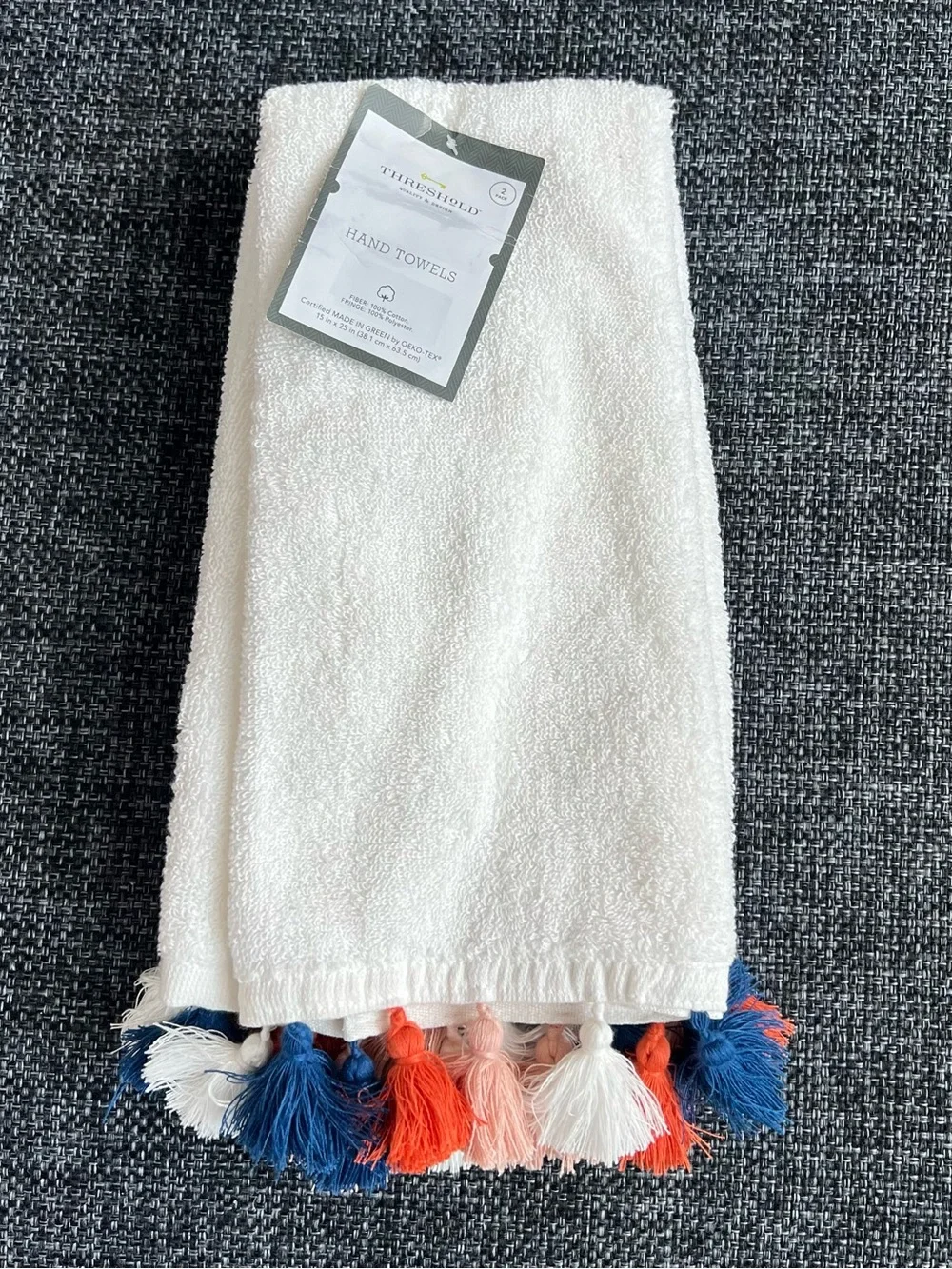 NWT Threshold Hand Towel 2-pack